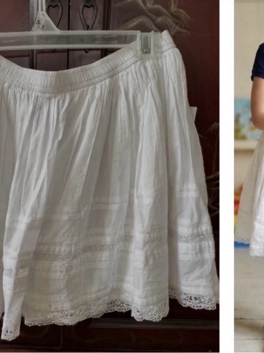 Polo Ralph Lauren Girls L 12-14 White Casual Cotton Excellent.  W 12 -   L 15